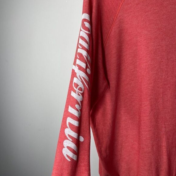 PROJECT SOCIAL T Womens Red California Sweatshirt EUC Lightweight Fleece Small S - Picture 7 of 10